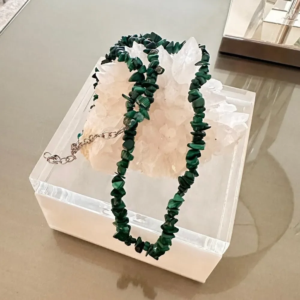Malachite Chip Necklace